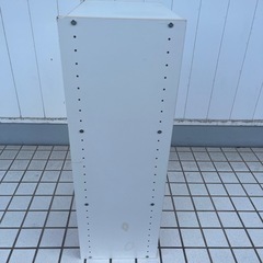3段カラーボックス（白）の画像