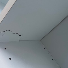3段カラーボックス（白）の画像