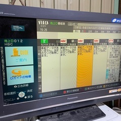 【動作確認済】Panasonic 液晶テレビ 32V 2008年製  純正リモコンの画像