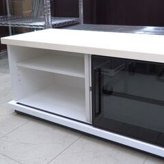 テレビボード　ホワイト　リユース品　価格　13,750円の画像