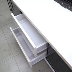 テレビボード　ホワイト　リユース品　価格　13,750円の画像