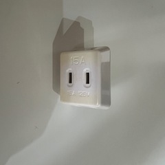 電源タップ　三個口　増設用の画像