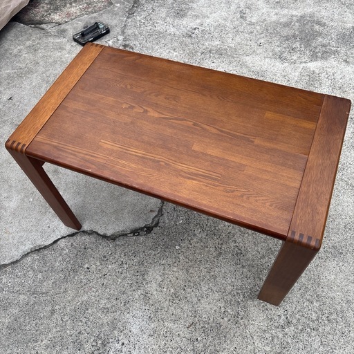 【maruni マルニ木工】ブランド家具　高級　天然木使用！上質なシンプルデザイン 木製ローテーブル/コーヒーテーブル 美品
