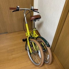 折りたたみ自転車の画像
