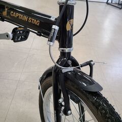 ★店頭にて試乗可★ J1527　【リユースのサカイ柏店】　CAPTAIN STAG　キャプテンスタッグ　折りたたみ自転車　アルルAL-FDB161　ブラック　16インチ　簡易クリーニング済　 参考価格41,580円　中古自転車 　流山市 中古自転車 松戸市 中古自転車 我孫子市 中古自転車 船橋市 中古自転車 守谷市 中古自転車 取手市 中古自転車の画像