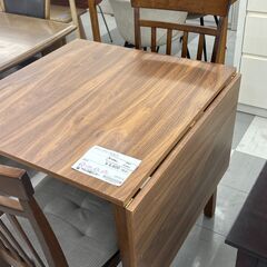 ★リユースのサカイ千葉中央店★  ダイニングセット ブラウン H75×D75×W75-120 クリーニング済み TC4673の画像