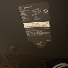 SHARP 32インチ　テレビの画像