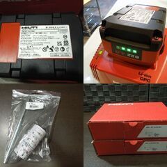 倉庫保管品 HILTI 22V BX-3-ME 02 充電式コンクリートネイラー バッテリー2個 充電器 ケース 釘付 電動工具 ヒルティ札幌市 新道東店の画像