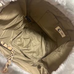 未使用　ファー&ボア　ショルダーバッグの画像