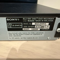 [受け渡し者決定]テレビとレコーダーの画像