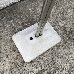 中古品 物干し台 竿掛け ランドリー 外干し 庭 の画像