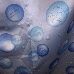 2枚セット イルカ＆クジラ カーテン おおよそ 140×105の画像