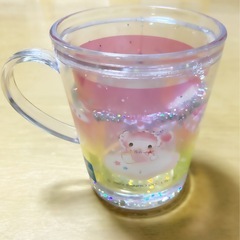 サンリオ マイメロ 取っ手付き ラメ入り 星 マグカップの画像