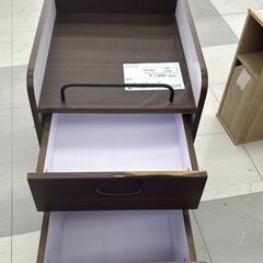 ★リユースのサカイ千葉中央店★  キャビネット ブラウン H59×D45×W40 クリーニング済み TC4680の画像