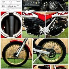 【動画あり】★ホンダ TLM200★ 実動 希少 旧車 MD15型 キャブレター 空冷 2サイクル トライアル オフロード 松本市の画像