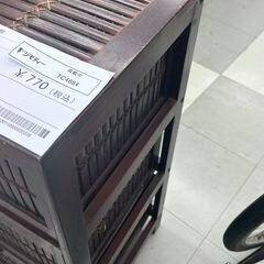 ★リユースのサカイ千葉中央店★  収納棚 ブラウン H72×D33×W43 クリーニング済み TC4684の画像