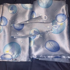 2枚セット イルカ＆クジラ カーテン おおよそ 140×105の画像