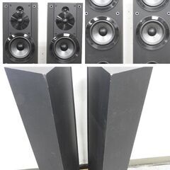 【着払い可能】 2本セット ハイレゾ対応 MAX 145W SONY ソニー 3ウェイ トールボーイ スピーカー システム SS-CS3の画像