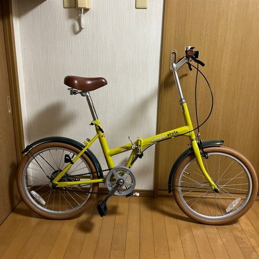 折りたたみ自転車 (トト) 王子の折りたたみ自転車の中古あげます