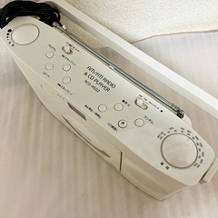 オーム電機　AM/FM ラジオプレーヤー（CD聴けず）の画像