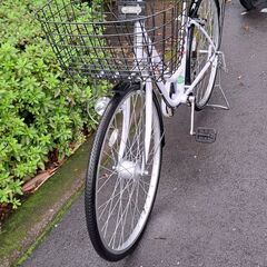 リサイクルショップどりーむ天保山店　No.463　自転車　26インチ　切替・カゴ・鍵・LEDオートライト付き🎵　美品ですよ～(≧▽≦)の画像