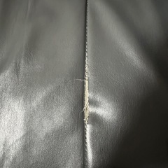 ソファ/3人掛け（合皮 ブラック）/無料で差し上げますの画像