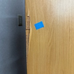 ⭐︎ドリーム荒牧店⭐︎ジモティー割引有⭐︎【クリーニング済み】2枚扉オープンボード　ナチュラル　状態△部分ありの画像