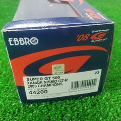 EBBRO XANAVI NISMO GT-R 2008 1/43 サイン入りの画像