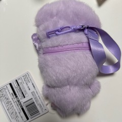 エスターバニー　むらさき　ポーチぬいぐるみの画像
