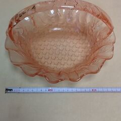 ガラス製 フルーツ盛皿(未使用品)の画像