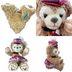 186001 現状品 ハッピーマーチングファン ダッフィー シェリーメイ ステラルー ぬいぐるみ SS 美品 タグ付き [0000000000543]の画像
