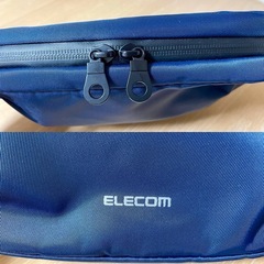 ELECOM ガジェットポーチ　ポーチ　エレコム　ネイビーの画像