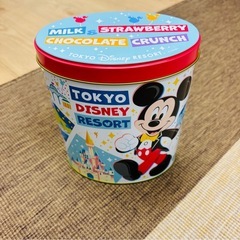 ディズニー菓子空き缶(2缶)、買い物袋(3枚)の画像