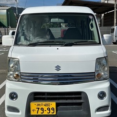 《車検満タン（R9年9月迄）DA64V エブリィバン（ワゴンフェイス）ハイルーフ 軽バン 軽箱バン  軽貨物 4ナンバー 》☆オートマ車☆エアコン&パワステ付き☆【車両交換や下取りも応談】の画像