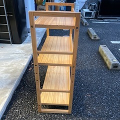 木製3段ラックの画像