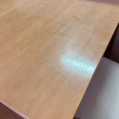 ダイニングセット　テーブル　椅子2脚の画像