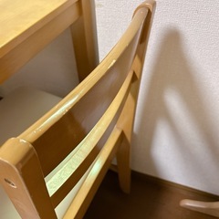 ダイニングセット　テーブル　椅子2脚の画像