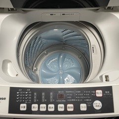 ハイセンス洗濯機0円の画像