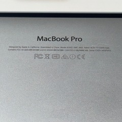 《ジャンク》MacBook Pro 2015 / フィルム跡,すスピーカー不良の画像