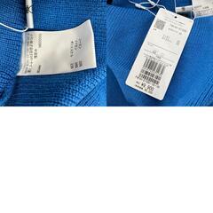 186004 新品未使用 MICHEL KLEIN ミッシェルクラン ニット セーター FNFAV-01090  40 ブルー 定価9,900円 レーヨン/ナイロン/ポリエステル [0000000000559]の画像