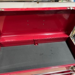 お話中　藤原産業 ツールボックス チェスト 2段 スチール製 傷•汚れあり 工具箱 中古品 ③の画像