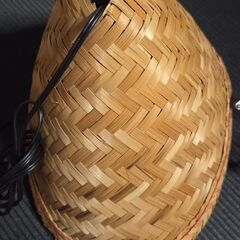 ラオス　竹製　ライト　傘の画像
