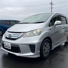 総額34.8万円 ホンダ フリード ハイブリッドジャストセレクション 車検8年6月 左右パワスラ クルコン ナビ ワンセグ ETC バックカメラの画像