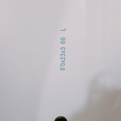 【新品未使用】Beach Access ビーチアクセス ソフトボード 8’0” 66L ミニロング ワックスフリー White / ハンドル付き(リーシュコード付き)　の画像