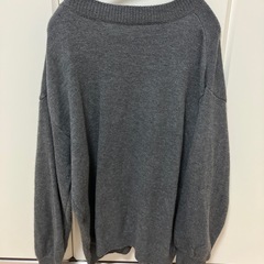 【募集中】シーイン　レディースニット　ダークグレー　Lサイズの画像
