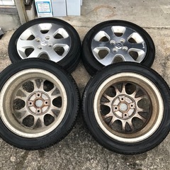 14インチ！ワゴンR純正 165/55R14  ４本セットの画像