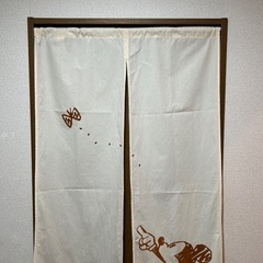 カフェカーテン のれんの画像