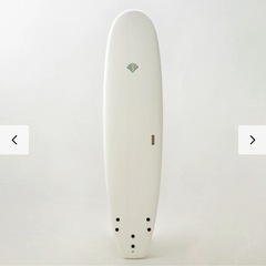 【新品未使用】Beach Access ビーチアクセス ソフトボード 8’0” 66L ミニロング ワックスフリー White / ハンドル付き(リーシュコード付き)　の画像