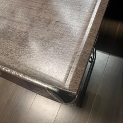 〆9/26ダークウッド サイドテーブル TBL19 ※引き取り限定の画像