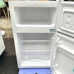 【武蔵小山店】ハイアール Haier 23年製 BR85A 冷蔵庫　85L 2ドア冷蔵庫 冷凍冷蔵庫 一人暮らし用冷蔵庫 コンパクト冷蔵庫 小型冷蔵庫の画像